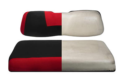Fundas de asiento Dtype rojo y negro