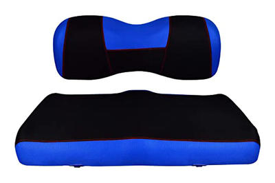 Fundas para asientos de carritos de golf Ytype azul y negro